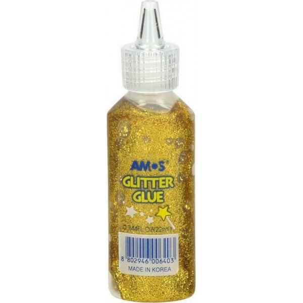 ΧΡΥΣΟΚΟΛΛΑ AMOS 22ML ΧΡΥΣΟ ΧΡΩΜΑ