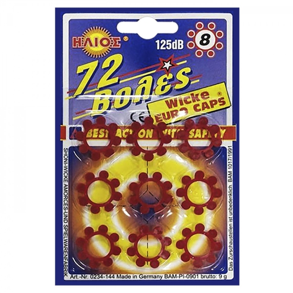 ΚΑΨΟΥΛΙ 8ΣΦΑΙΡΟ ΚΑΡ=72 ΒΟΛΕΣ ΗΛΙΟΣ