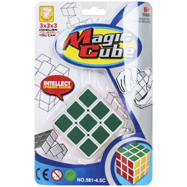 ΜΑΓΙΚΟΣ ΚΥΒΟΣ 4,5cm ΣΕ ΜΠΛΙΣΤΕΡ 12x18cm