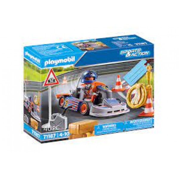 PLAYMOBIL ΣΕΤ ΑΓΩΝΑΣ GO KART