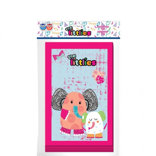 ΠΡΟΣΚΛΗΣΕΙΣ ΠΑΡΤΥ THE LITTLIES ΓΙΑ ΚΟΡΙΤΣΙ 6 ΤΜΧ.