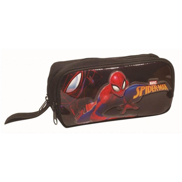 Κασετίνα οβάλ  Spiderman Black 337-70144