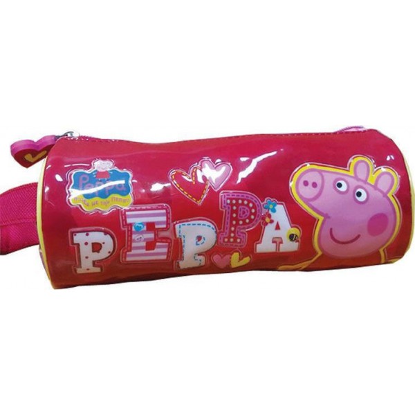 Κασετίνα Βαρελάκι Peppa Pig σε ροζ ή γαλάζιο χρώμα με τον George 0481305 
