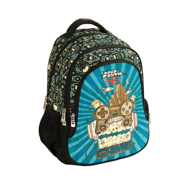 Τσάντα πλάτης δημοτικού No Fear Video Game 347-86031