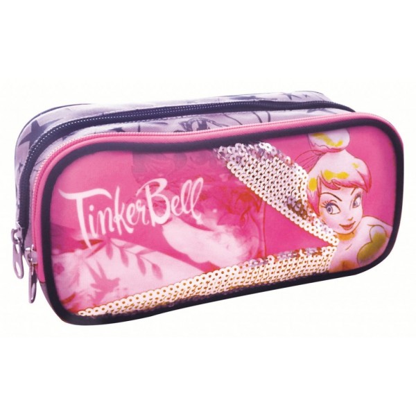 Κασετίνα διπλή οβάλ Gim Tinkerbell 331-83144  