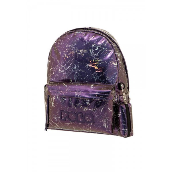 ΣΑΚΙΔΙΟ POLO MARBLE ΜΑΡΜΑΡΙΝΟ ΜΩΒ