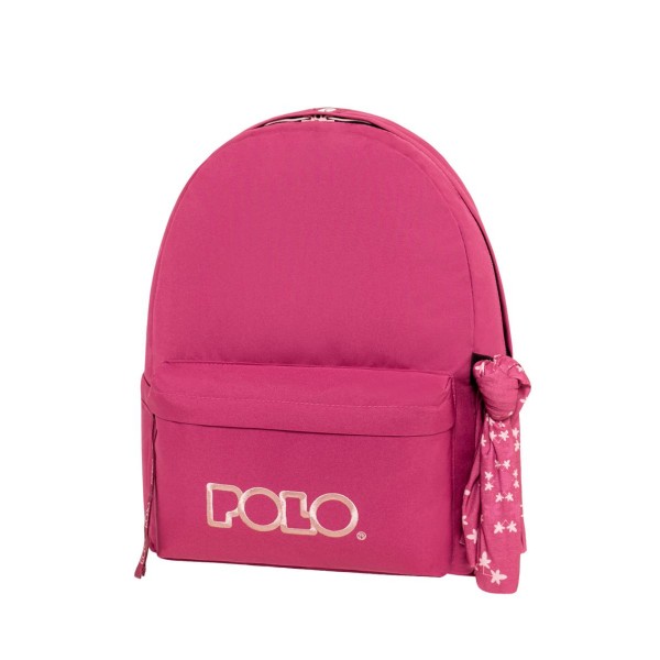 ΣΑΚΙΔΙΟ ΠΛΑΤΗΣ POLO ORIGINAL SCARF ΧΡΩΜΑ ΦΟΥΞΙΑ