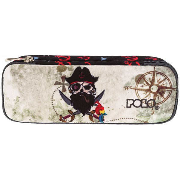 Κασετίνα με διπλό φερμουάρ POLO Belike glow  9-37-252-61