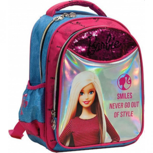 ΤΣΑΝΤΑ ΠΛΑΤΗΣ ΝΗΠΙΟΥ GIM BARBIE DENIM FASHION 