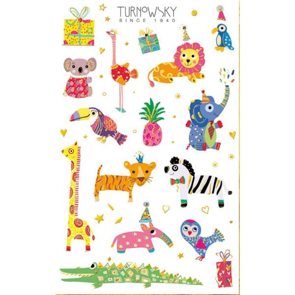 ΠΑΙΔΙΚΑ ΑΥΤΟΚΟΛΛΗΤΑ BSB ΖΩΑΚΙΑ 3 ΦΥΛΛΑ