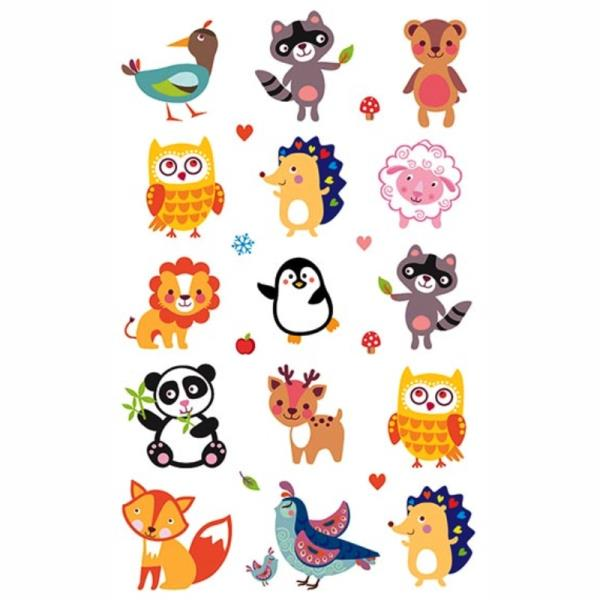 ΠΑΙΔΙΚΑ ΑΥΤΟΚΟΛΛΗΤΑ BSB ΖΩΑΚΙΑ 3 ΦΥΛΛΑ