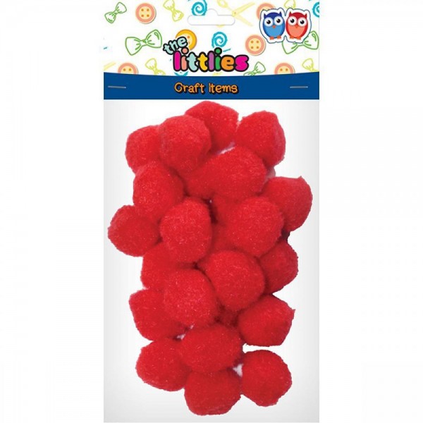 ΠOM ΠOM ΧΕΙΡΟΤΕΧΝΙΑΣ ΚΟΚΚΙΝΟ 15MM